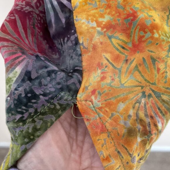 Bermuda Trapper Hawaiian Shirt Womens's Size 3X Colorful Button Up Tiki Resort - Picture 5 of 9